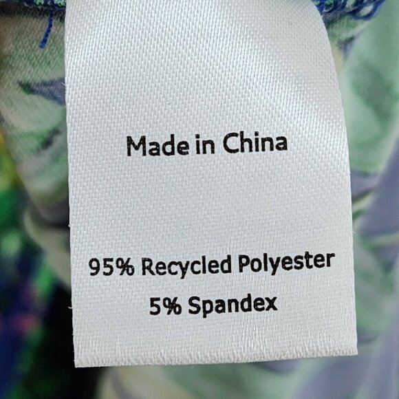 Leota Women's Flutter Sleeve Dress Butterfly Meadow Navy Multi Sz M - Picture 8 of 10